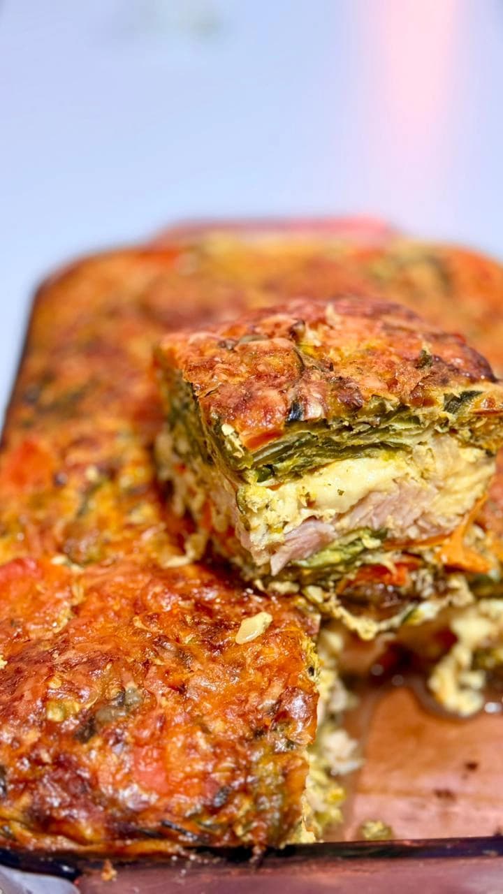 Tortilla de verdura rellena